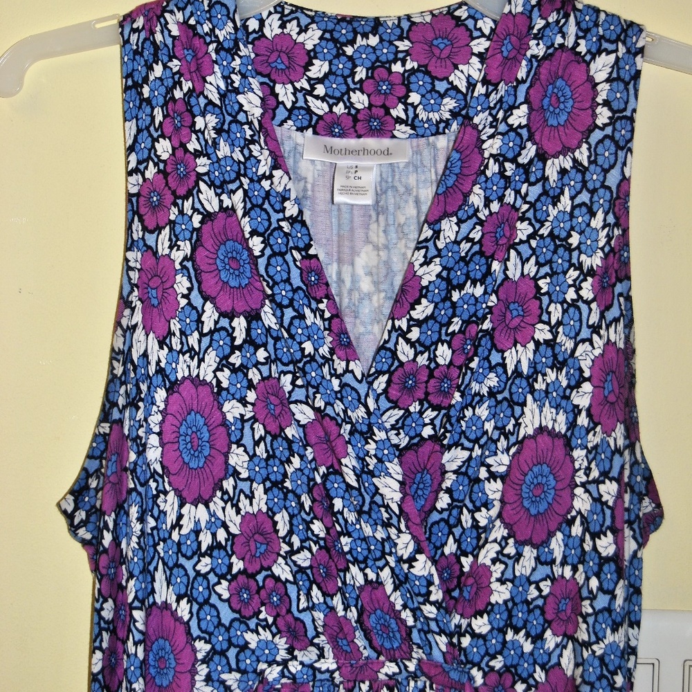 MOTHERHOOD MATERNITY MAXI DRESS SMALL WOMENS